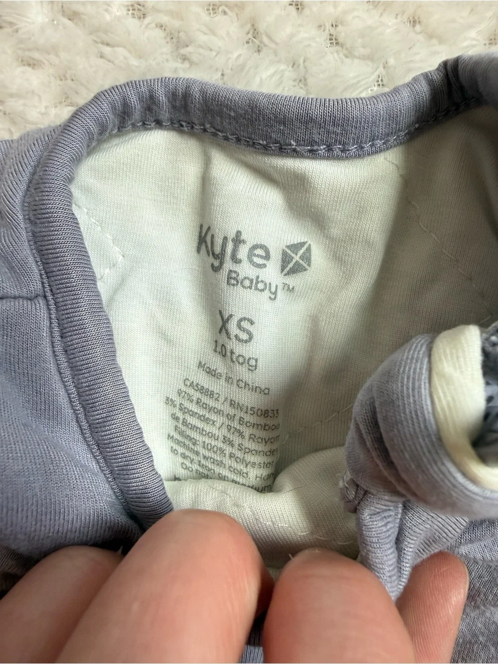 Kyte BABY sleep sack - Slate
